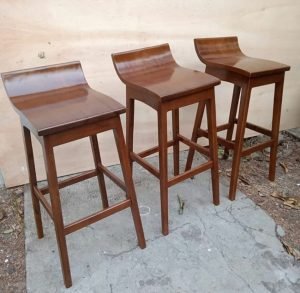 Kursi Bar Cafe Minimalis Kayu