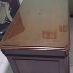 Meja Kantor Kayu Jati Doff